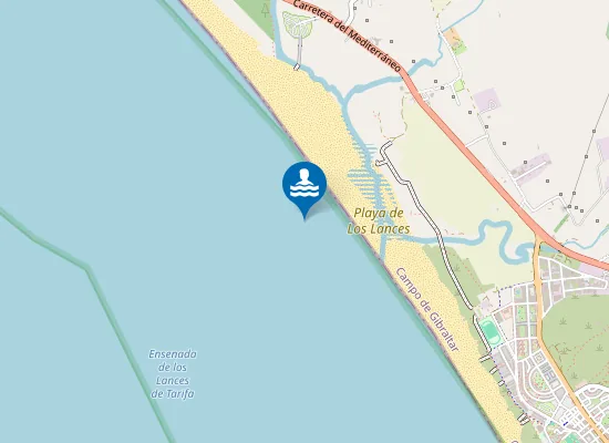 Map of Playa de Los Lances