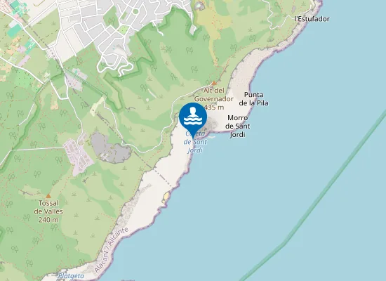Map of Platja De La Caleta