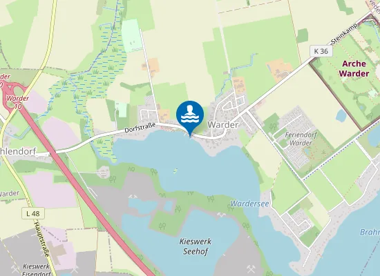 Map of WARDERSEE WARDER RD