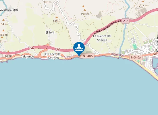 Map of La Rana