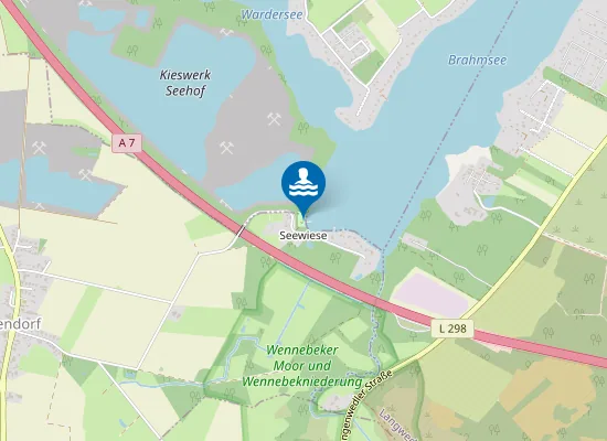 Map of BRAHMSEE EISENDORF BADESTELLE AM SEE