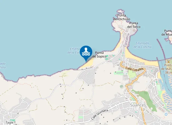 Map of Playa de la Tablía