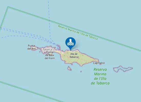 Map of la Seca