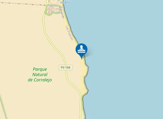 Map of Playa de Larga
