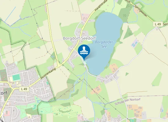 Map of BORGDORFER SEE BORGDORF TUS NORTORF