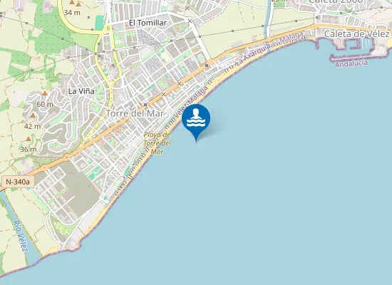 Map of Playa de Torre del Mar