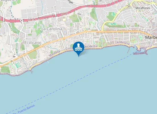 Map of Playa de la Fontanilla