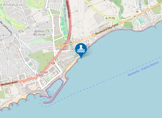 Map of Playa de Levante