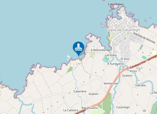 Map of Playa de la Paloma