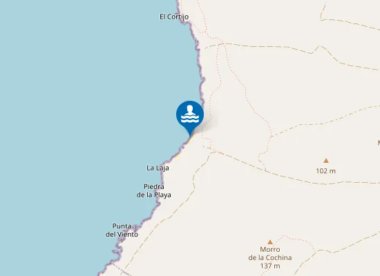 Map of Playa De Tebeto