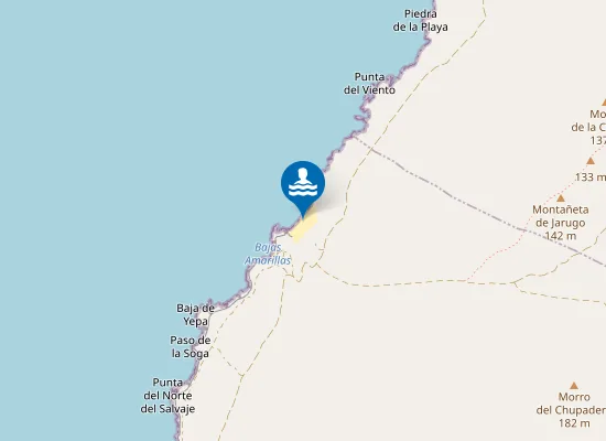 Map of Playa de Jarugo