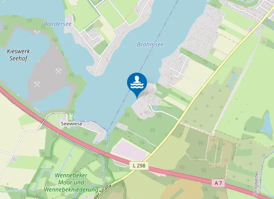 Map of BRAHMSEE LANGWEDEL WALDHEIM