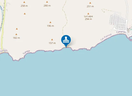 Map of Playa de Agando