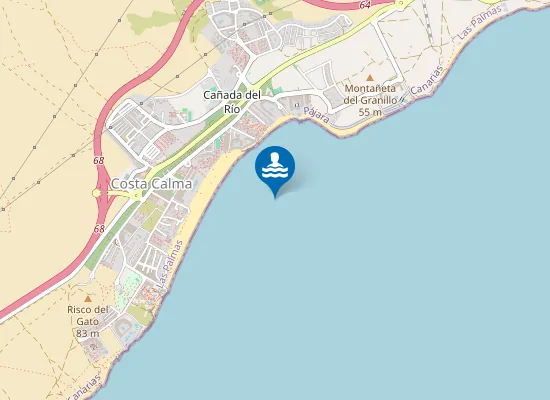 Map of Playa de Costa Calma