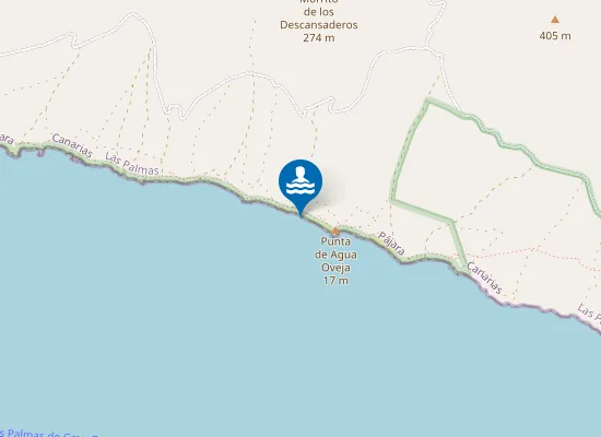 Map of Playa de las Pilas