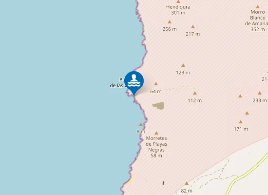 Map of Playa De Terife