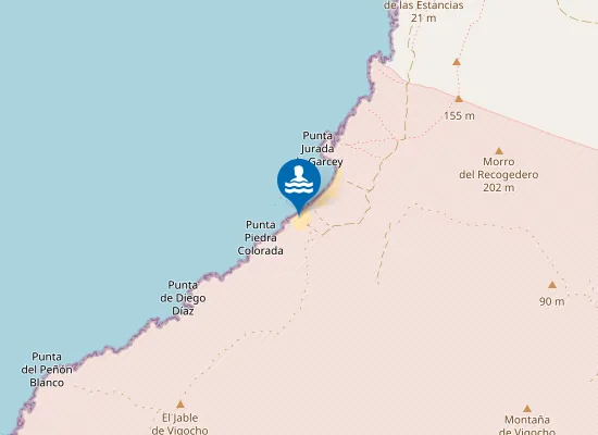 Map of Playa de Vigocho