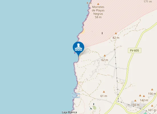 Map of Playa de Ugán