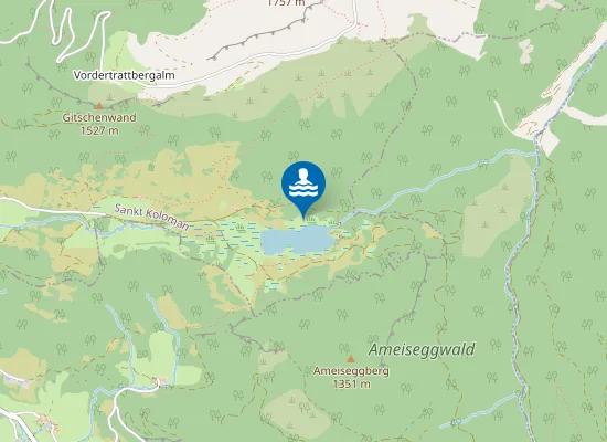 Map of SEEWALDSEE, ST. KOLOMANN