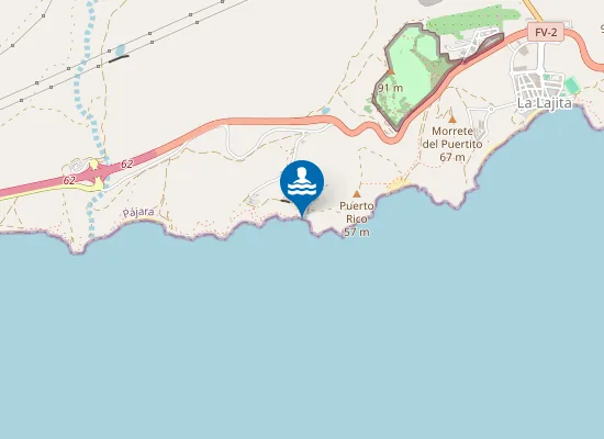 Map of Playa de Puerto Rico