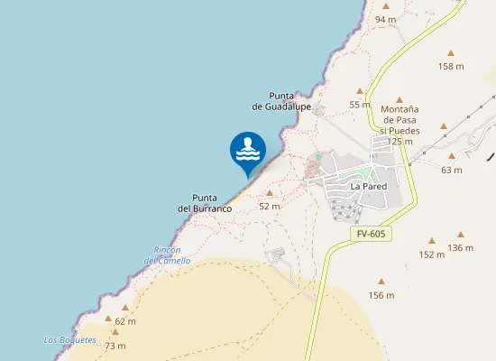 Map of Playa del Viejo Rey