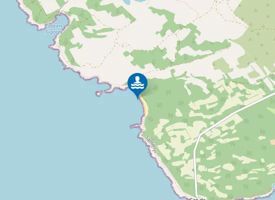 Map of Platja des Caragol