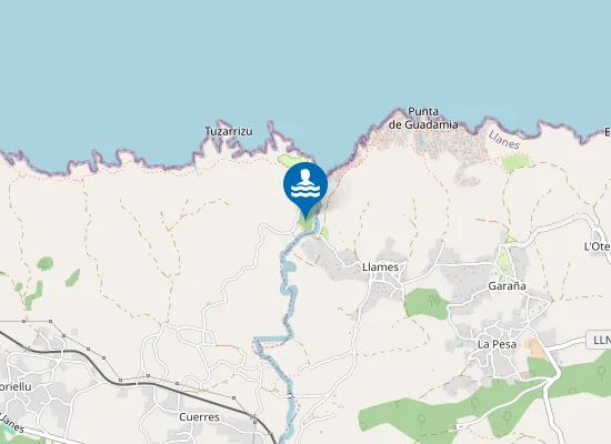 Map of Playa de Guadamía