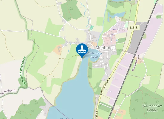 Map of EINFELDER SEE MUEHBROOK SEEREDDER