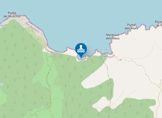 Map of Cala del Pilar