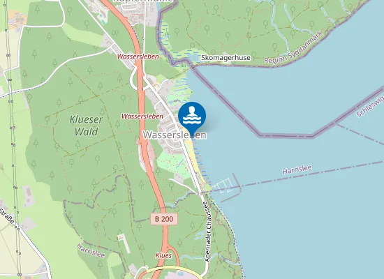 Map of OSTS WASSERSLEBEN STRAND