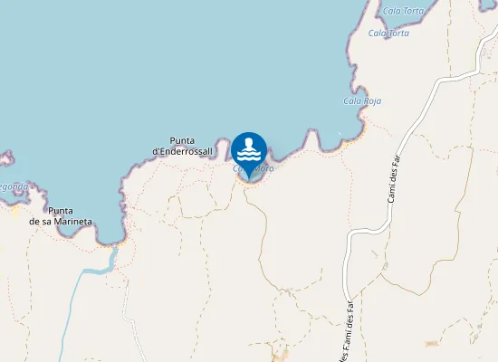 Map of Cala Mica
