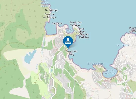 Map of Macar de sa Llosa