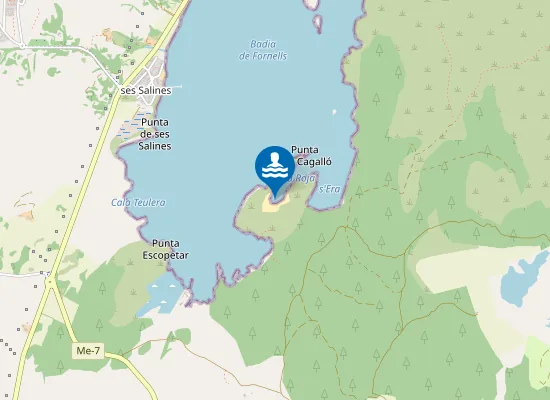 Map of Cala Rotja