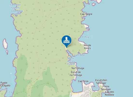 Map of Cala Pudent