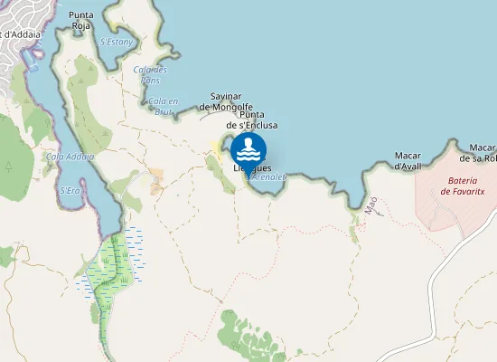 Map of S'Enclusa