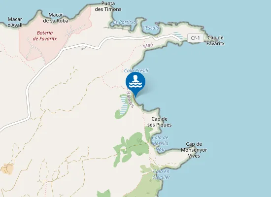 Map of Platja D’en Tortuga