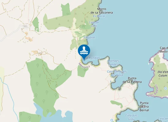 Map of Cala Sa Torreta