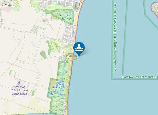 Map of Platja de l'Estartit