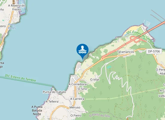 Map of Praia de Concharrao
