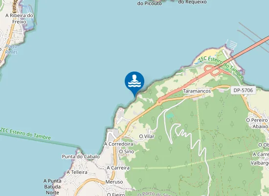 Map of Praia de Concharrao