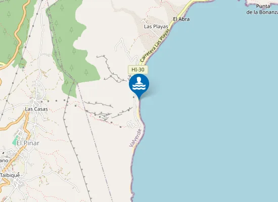 Map of Playa De La Arena