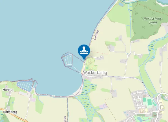 Map of OSTS WACKERBALLIG