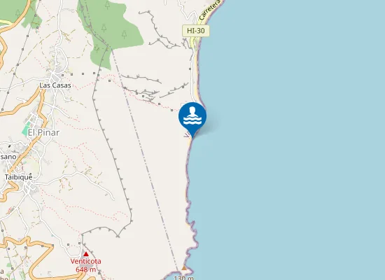 Map of Playa De Los Cardones