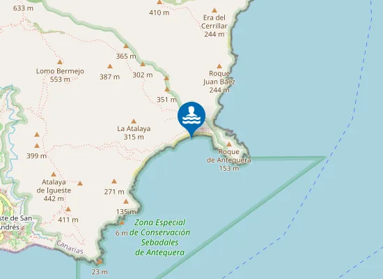 Map of Playa de Antequera