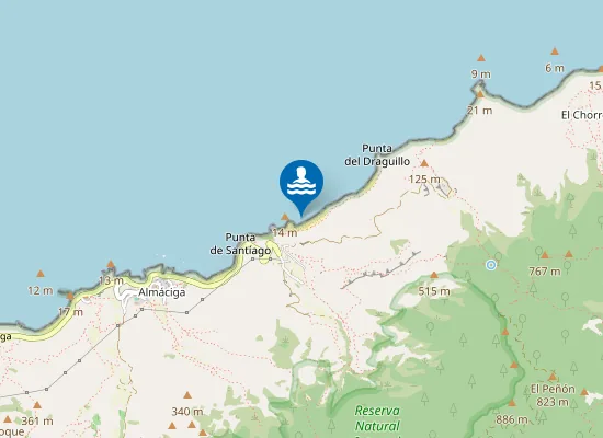 Map of Playa De Benijo