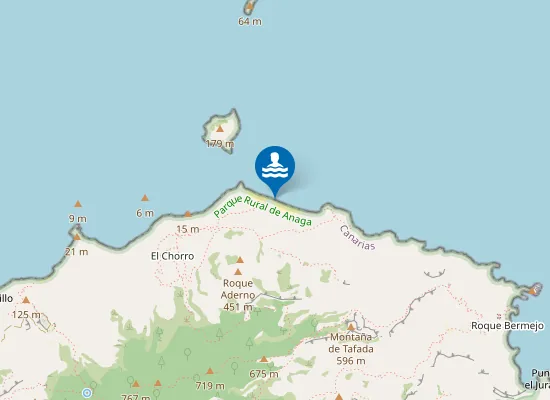 Map of Playa de Las Breñas