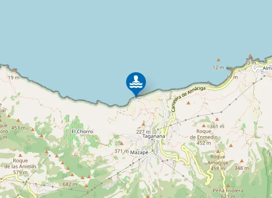 Map of Playa de Tachero