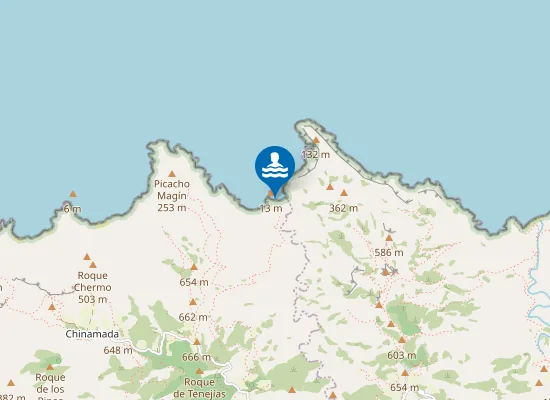 Map of Playa De La Fajana