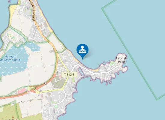 Map of Playa de Levante