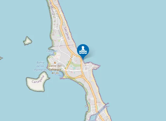Map of Playa de Monteblanco